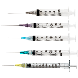 BD Tuberculin Syringe w/ Detachable Needle, Slip Tip, 100/bx 