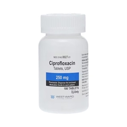 Ciprofloxacin 250mg 100/btl 