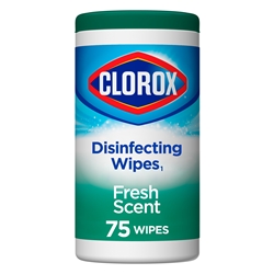 Clorox Fresh Scent Disinfecting Wipes, 75/cn 