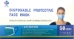 Disposable Protective Face Mask, 3-Ply, 50/bx - FACEMASK
