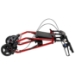 DynaGo Quad 8 - Aluminum Rollator With 7.5 inch Wheels, Red  - 10202