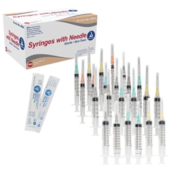Dynarex Syringe - Non-Safety with Needle - 100/bx 