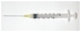 Exel Syringe & Needle, Luer Lock, 3cc, Low Dead Space Plunger, 20G x 1", 100/bx - 26108
