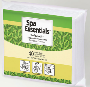 Graham Beauty SoftCloth Disposable Washcloths 12" x 13.5" 40/pk 