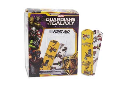 Guardians of the Galaxy Bandaids, 100/box band-aid bandaid band aid childrens childrens child