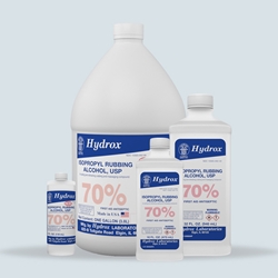 Hydrox Isopropyl Rubbing Alcohol 70%, USP, 128 oz 