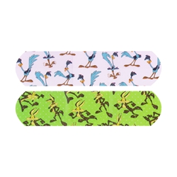 Looney Tunes Wile E. Coyote & Road Runner Sterile Adhesive Bandages 3/4" x 3" 100/bx band-aid bandaid band aid childrens childrens child