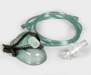 Nebulizer, 7 ft., Oxy Tubing , Adult Aerosol Mask, Elongated 