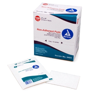 Non-Adherent Pad 2"x3", Sterile - 100/bx 