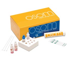 OSOM Ultra Strep A Test CLIA Waived, 25 tests/kit 