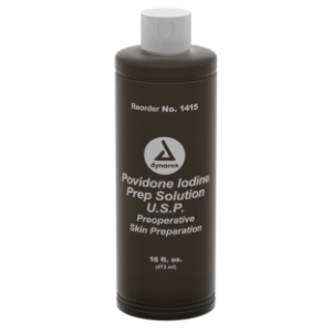 Povidone Iodine Prep Solution, 16 Oz 