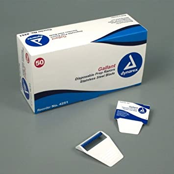 Dynarex Razors, Gallant Prep - 50/bx 