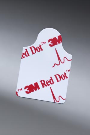 Red Dot Resting EKG Electrodes 100/pk 