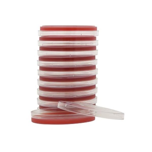 Selective Strep Agar Culture Plate 15x100mm, 10/sleeve 