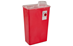 Sharps-A-Gator™ Sharps Container, Chimney Top, Red, 14 Quart - CH14QTCT