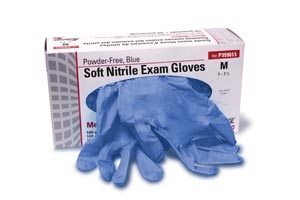 Soft Nitrile Exam Gloves, Blue, X-Small, 5-5.5", 200/bx 