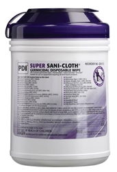 Super Sani-Cloth Germicidal Wipes PURPLE TOP 160 wipes 