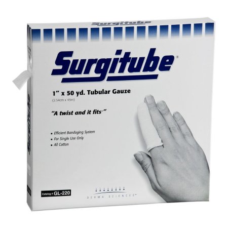 Surgitube Tubular Gauze 1" x 50yds White w/ Applicator 1 roll 