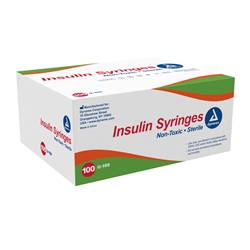 Syringe - Non-Safety, Insulin - 1 cc , 28G 1/2" 10/bag, 10bags/box 