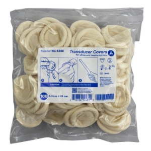 Transducer Covers, 1 Bag of 100 Pieces. 