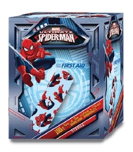 Ultimate Spiderman Sterile, Latex Free Adhesive Bandages 3/4" x 3" 100/bx band-aid bandaid band aid childrens childrens child