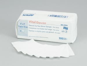 Vital Nugauze- General Use Non-Woven Sponges 3x3 4-Ply N/S- 4000/cs 