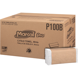 Marcal Pro C-Fold Towel, White, 150/pk, 16pk/cs (2400 total) 