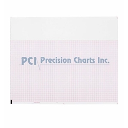 PCI Medical Cardiology Recording Chart PaperECG/EKG, Perforated, 200 Sheets/pk 