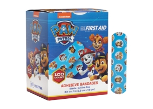 Paw Patrol Bandages, 100/bx band-aid bandaid band aid childrens children's child