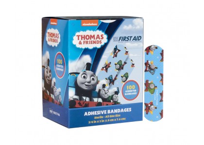 Thomas & Friends Bandages, 100/bx band-aid bandaid band aid childrens children's child