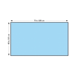Medium Drape, 40" x 73", Sterile, 60/cs 