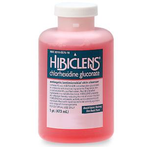 Hibiclens Liquid Antiseptic Antimicrobial Skin Cleanser w/ Foaming Pump, 16 oz 