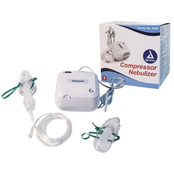 Dynarex Compressor Nebulizer w/ Air tube, Mouthpiece, 5 Filters, Adult and Child Mask 