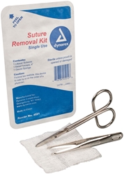 Dynarex #4521 Suture Removal Sterile Kit, Each 