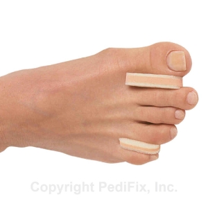 Pedifix 3-Layered Toe Spacers, BULK 12/pk 