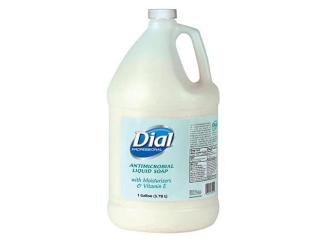 Dial Liquid Hand Soap, Antimicrobial, w/ Moisturizers & Vitamin E, 1 Gallon 