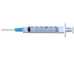 BD Syringe/Needle Combination, 3mL, Luer-Lok Tip, 23G x 1", 100/bx, #309588 - 309588