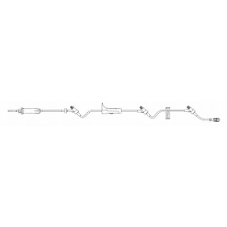 Braun Safeday IV Administration Set, 15 Drops, 3 Site, 50/cs 