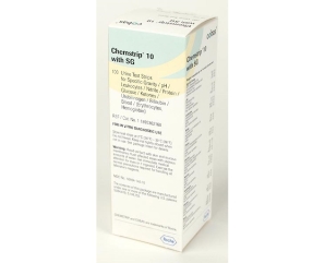 Roche 11895362160 Chemstrip Urinalysis - 10SG - 100/vial 
