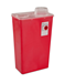 Cardinal Health Chimney-Top Container, 14 Qt, Red, 10/cs - 8881-676434-CS