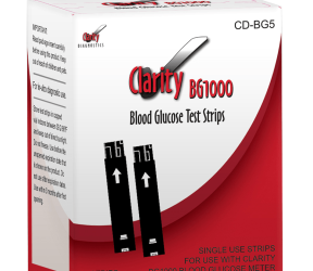 Clarity Blood Glucose Testing Strips, 50/bx 