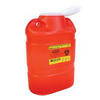 Sharps Container, Funnel Lid, Red 8.2 Quart 