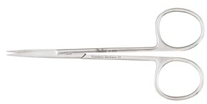Miltex Iris Scissors, 4" Straight 
