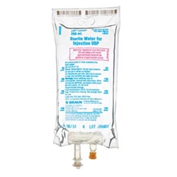 Braun 250mL Sterile Water, EXCEL® RX ONLY 