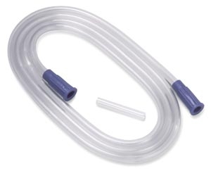 Cardinal Health Connecting Tube, ¼" x 12 ft, Molded Ends, 20/cs  