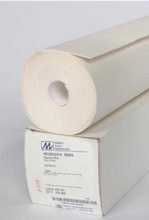 Moleskin, Beige, 12" x 5 yds, Water Repellent, Adhesive Backed 