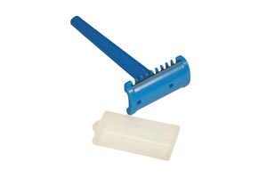 Dukal Dawnmist Prep Razor w/ Plastic Guard, Blue, 100/bx 