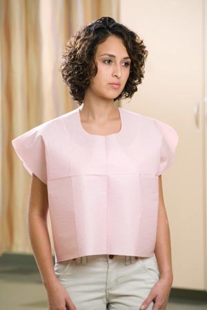 Graham Medical Exam Capes TPT, 30" x 21", Mauve, 100/cs 