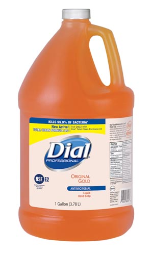 Gold Liquid Hand Soap, Antimicrobial, 1 Gallon 