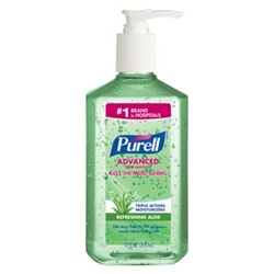 Purell Instant Hand Sanitizer with Aloe, 12 fl oz Pump Bottle 